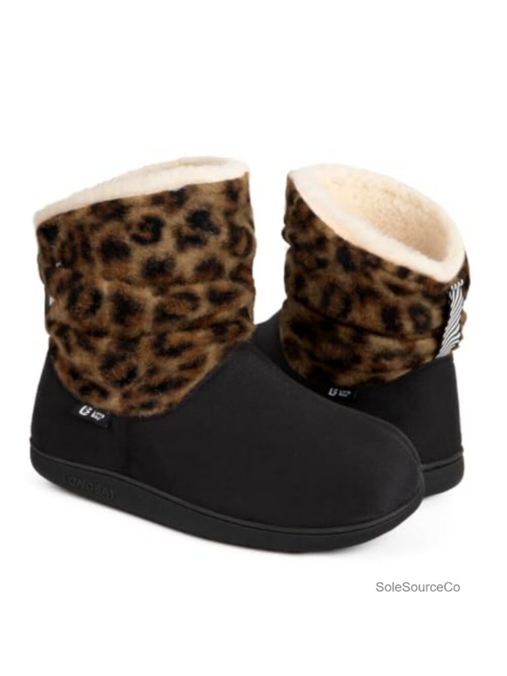 LongBay Women's Warm Winter Fuzzy Bootie House Slippers